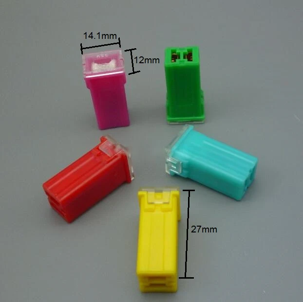

50pcs freedoom choose mix long tpye MAX Large Size Auto Fuse Car Boat Motorcycle Blade Fuses 20A 30A 40A 50A 60A