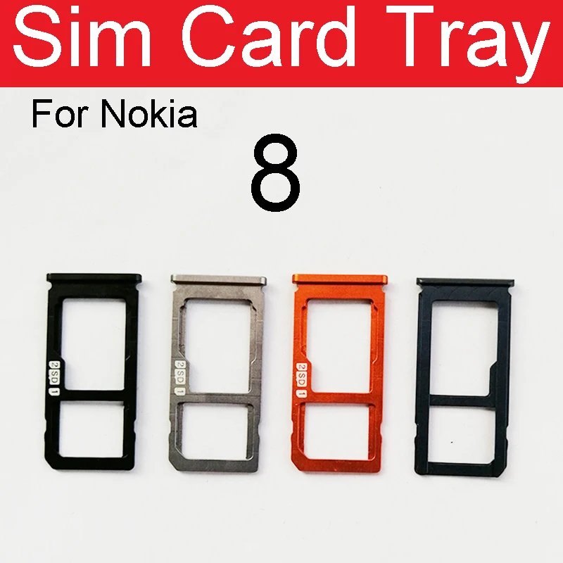 Держатель для SIM-карты Nokia 7 8 1 X7 Sirocco 9 Pureview Plus слот SD-карты | Мобильные телефоны и
