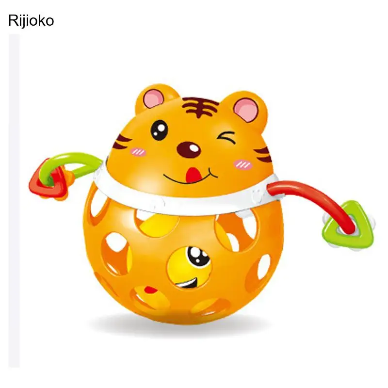 

Baby Rattle Ball Infant Teaching Aids Rattle Puzzle Fitness Soft Rubber Ball Colorful Bell Ball Baby Toy
