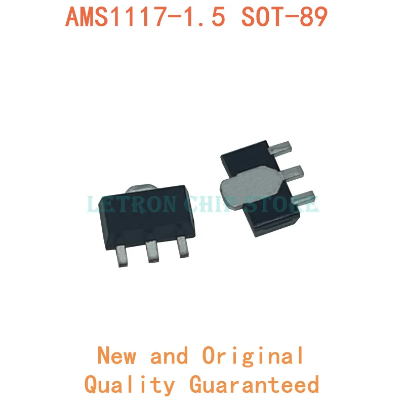 

20PCS AMS1117-1.5 SOT89 AMS1117 1.5V SOT-89 Voltage Regulator new and original IC Chipset
