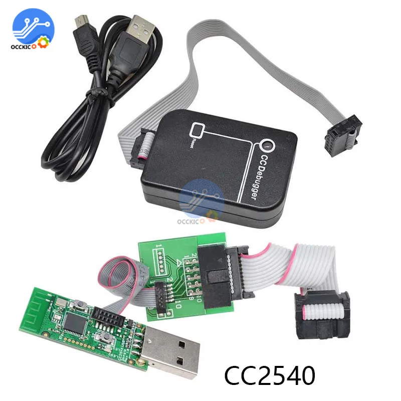 1 Набор cc отладчик Bluetooth Zigbee эмулятор CC2540/CC2531 программирующий разъем 4 0