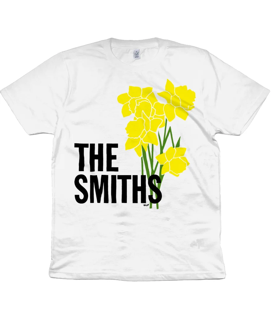 

THE SMITHS - UK Tour 1983 - Back print version - Organic T SHIRT - MORRISSEY 2019 New 100% Cotton T-Shirts Men
