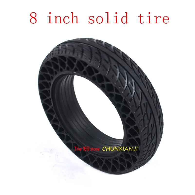 8 дюймовые твердые шины непневматические утолщенные и износостойкие