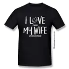Мужская футболка с надписью I Love My Woman