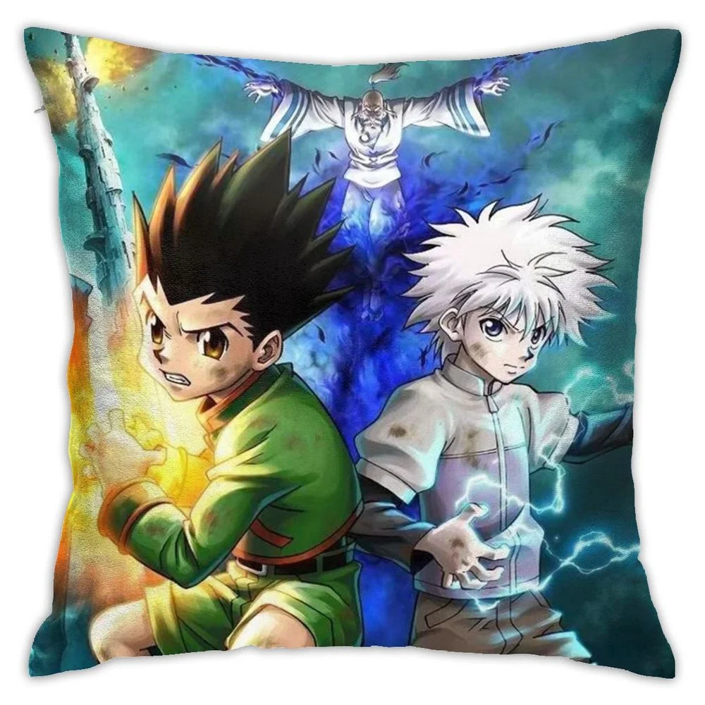 

CLOOCL Anime Hunter X Hunter Pillow Case 3D Print Vintage Sofa Office Chair Decorative Pillow Cover Decorations Drop Shipping