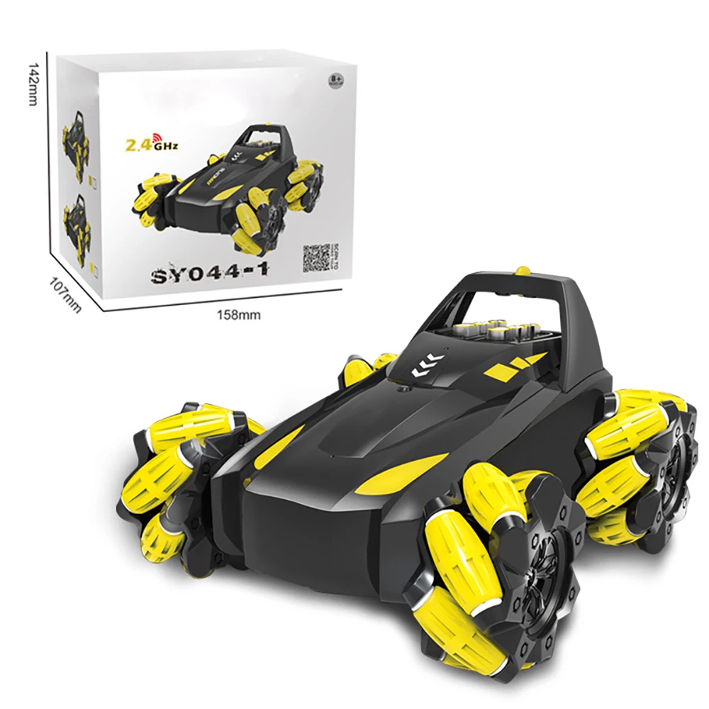 

Remote Car Toy Stunt Trick Remote Controlling Car Model 360 Degrees Rotating Car Toy With LED Light