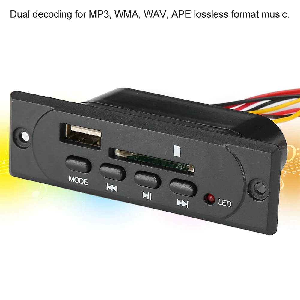 Плата декодирования аудио MP3 модули приема Bluetooth для воспроизведения музыки без