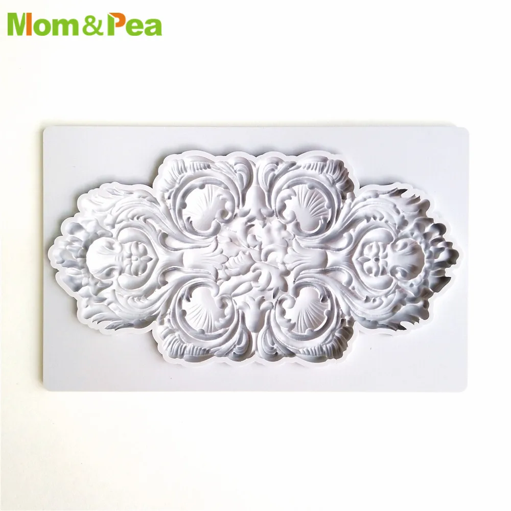 Силиконовая форма для украшения торта Mom & Pea GX281 3D в виде помадки пищевая
