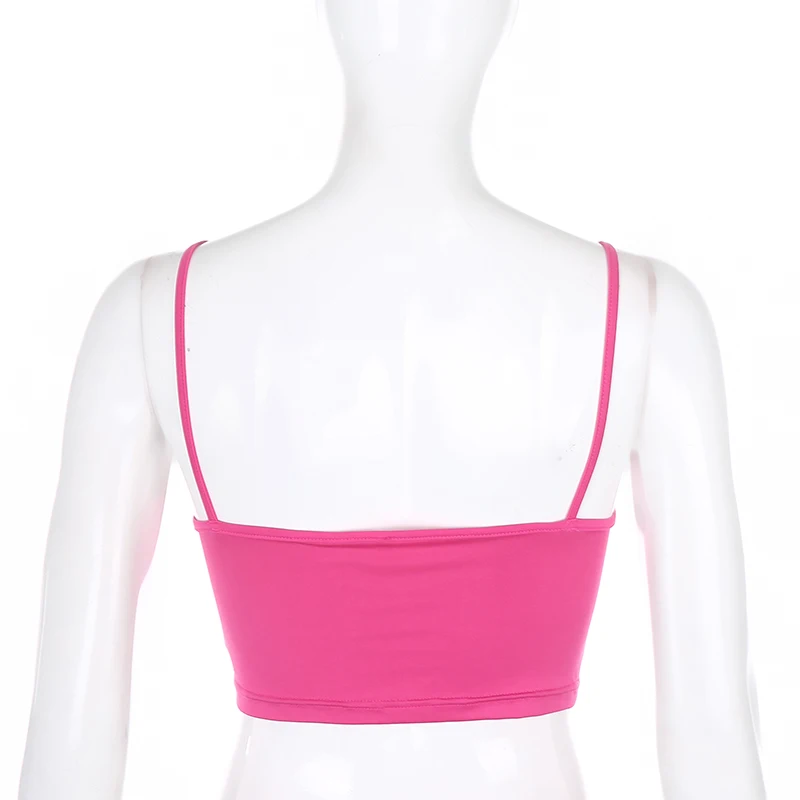 

Y2k Aesthetic Crop Top Corset Tank Sling Short Splicing Lace Top Female Vests Sexy Print Sleeveless Stitching Summer 2021