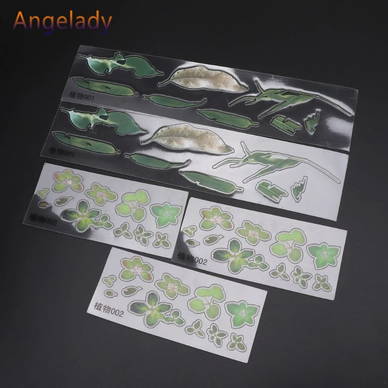 5 шт. 3D наклейки в виде листьев|Инструменты и оборудование для украшений| |