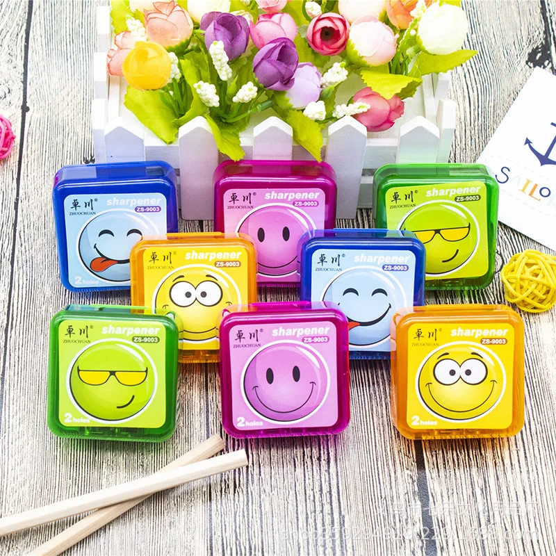 1 шт. Многофункциональная точилка для карандашей с одним отверстием и двумя