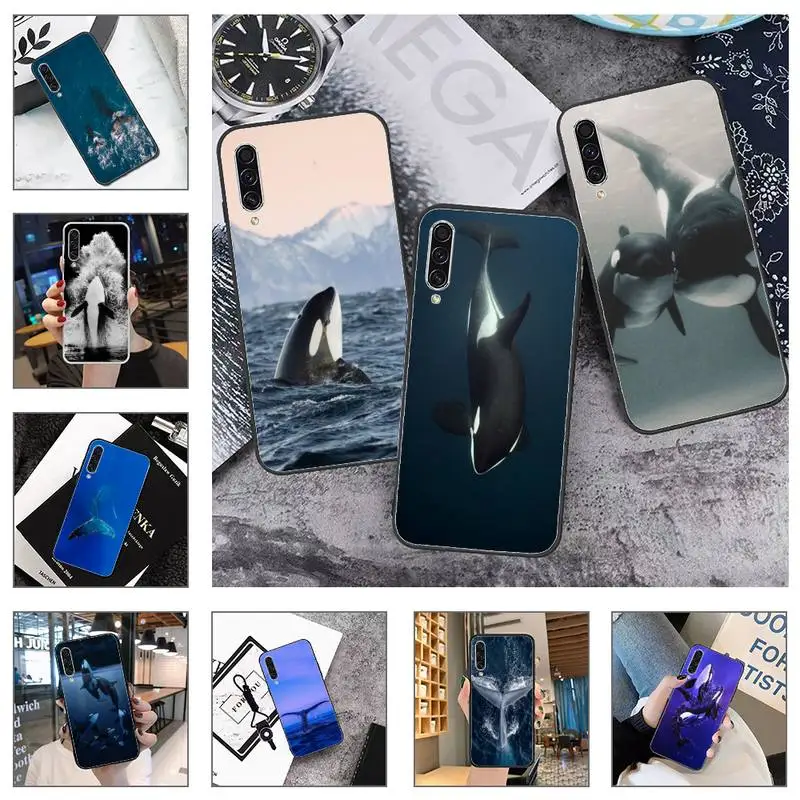 

Killer Whale Orca animal painting Phone Case For Samsung galaxy A S note 10 7 8 9 20 30 31 40 50 51 70 71 21 s ultra plus