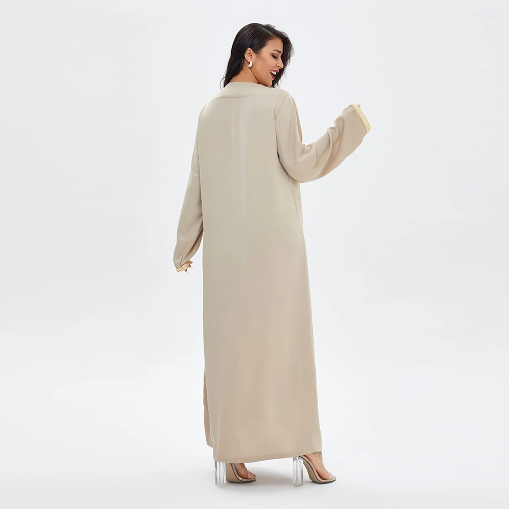 

Ramadan Muslim Eid Abaya Dubai Turkey Long Dress Modest Islam Clothing African Dresses For Women Fashion Robe Longue Femme 2021