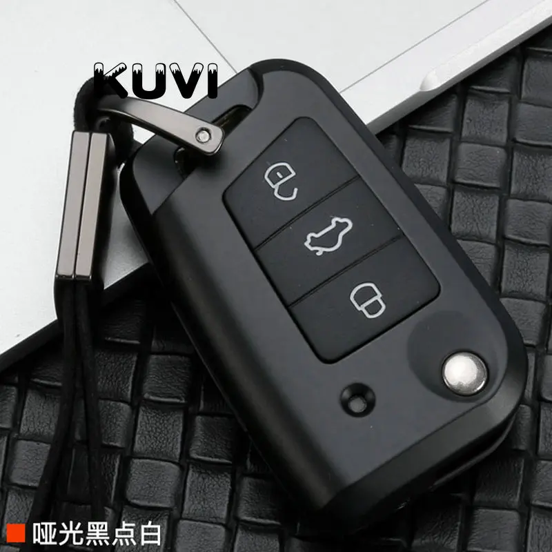 Чехол для ключей автомобиля из углеродного волокна для VW Volkswagen Golf 4 5 6 Bora Jetta POLO Passat B5 B6 Skoda Superb Octavia Fabia SEAT Ibiza Leon