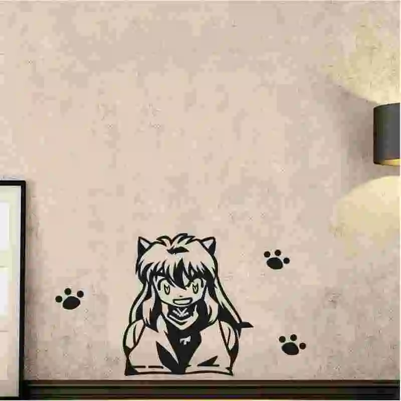 Inuyasha Наклейка на стену виниловая наклейка s Декор для дома декоративное