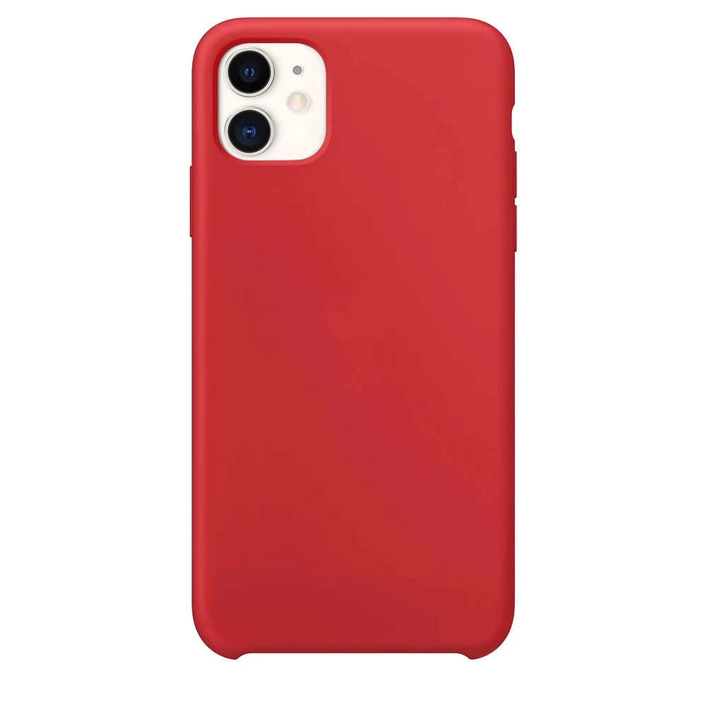 Red Роскошный официальный силиконовый чехол для телефона с логотипом для Apple iPhone 7 8 6 s 6S Plus чехол для iPhone XR X XS 11 Pro Max получехол iPhone 6Plus 6sPlus 7Plus 8Plus XSMAX 11ProMax 11Pro LOGO - Цвет: Red