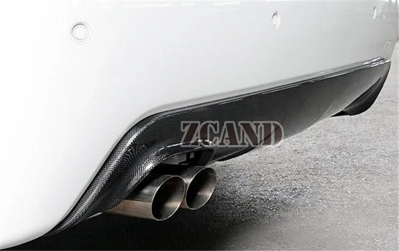 Задний диффузор из настоящего углеродного волокна одиночная выхлопная система
