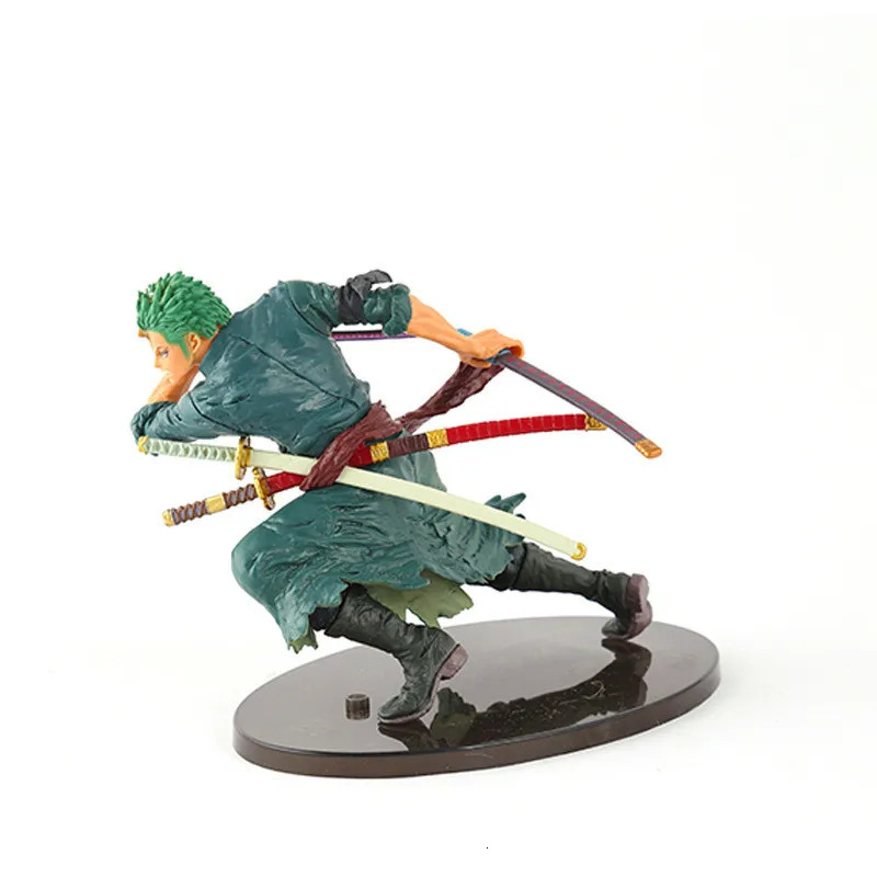 One Piece GK Roronoa Zoro Battle Ver ПВХ 18 см аниме модель коллекционная игрушка изысканное