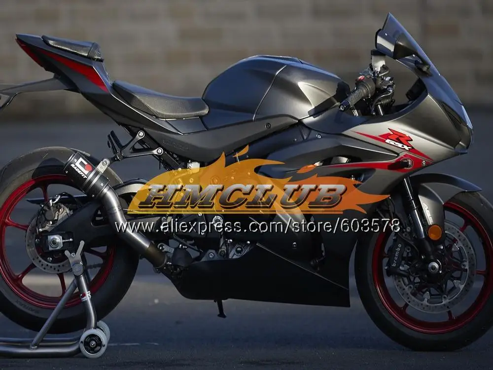 No. 8 Flat grey Инъекции для SUZUKI GSXR 1000 CC GSX R1000, 17, 18, 19, 15CL. 39 L7 L8 GSXR-1000 K17 GSXR1000 Обтекатели розового и зеленого цветов - Цвет: No. 8 Flat grey
