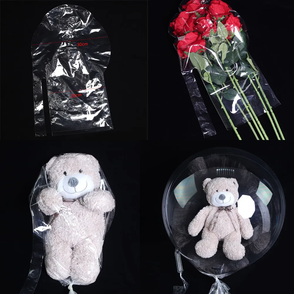 2 шт. прозрачные шары с широким горлом 30 дюймов | Дом и сад