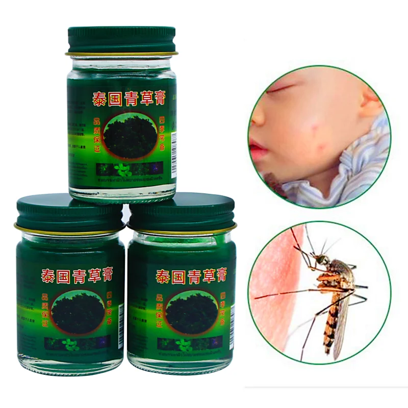 

Thai Grass Cream Anti-mosquito Bites Can Be Used In Four Seasons To Relieve Pain Relieve Itching and Motion Sickness Cooling Oil