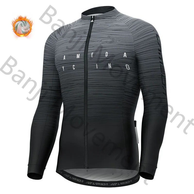 cycling jersey 13 Зимняя шерстяная велосипедная куртка с длинными рукавами, очень геотермальный теплый жилет, большой размер, удобная велосипедная Джерси, Scotte - Цвет: cycling jersey 13