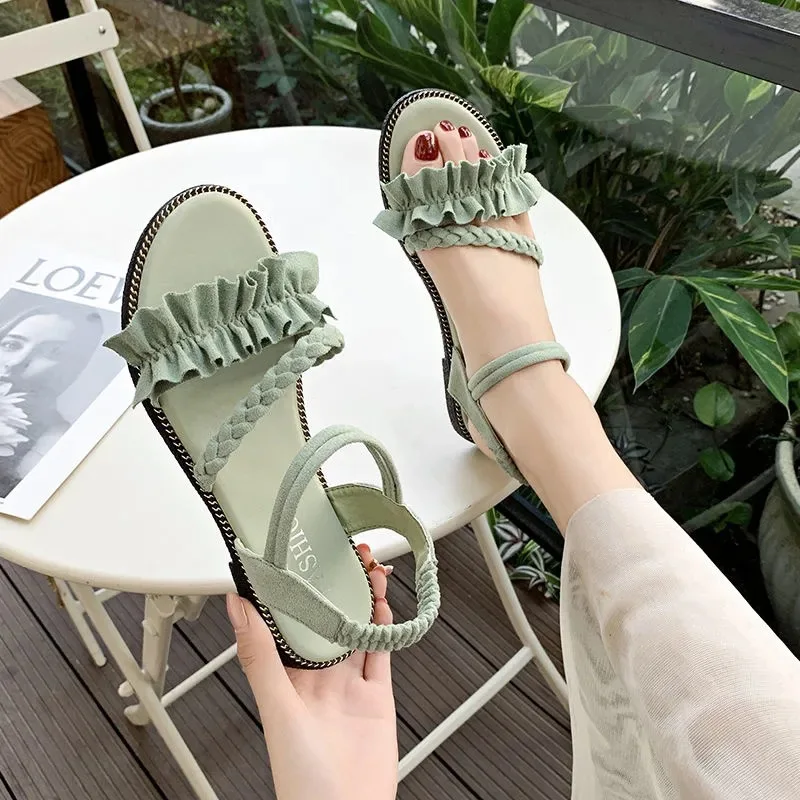 Босоножки женские мягкие пляжные в римском стиле|Боссоножки и сандалии| |