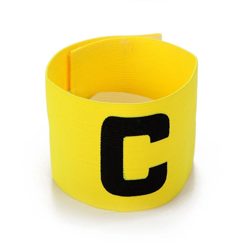 

4PCS Football Soccer Elastic Captain Armband Basketball Adjustable Player Bands