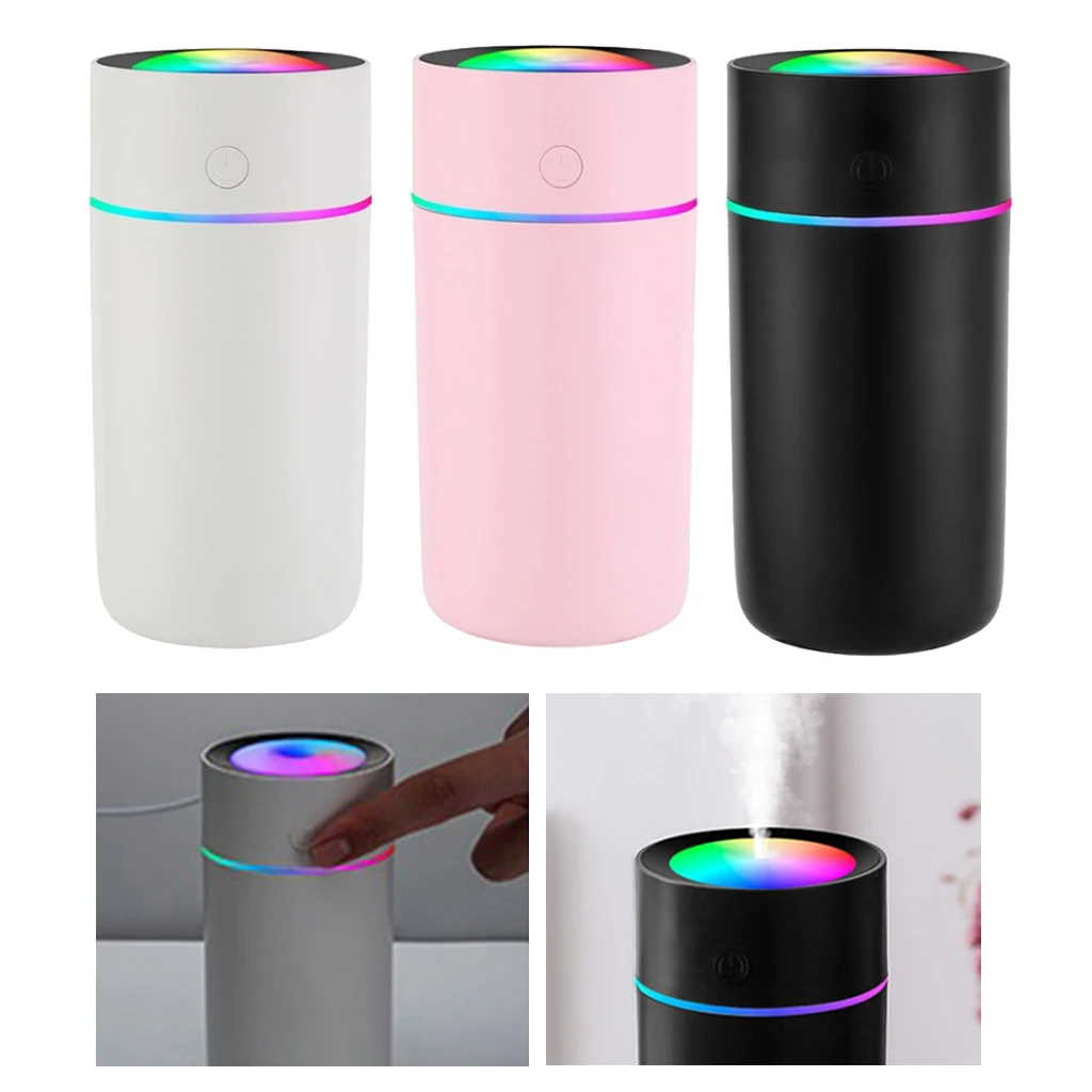 320 ML LED Mini Humidifier Cute USB Essential Oil Diffuser for Car Office Room | Бытовая техника