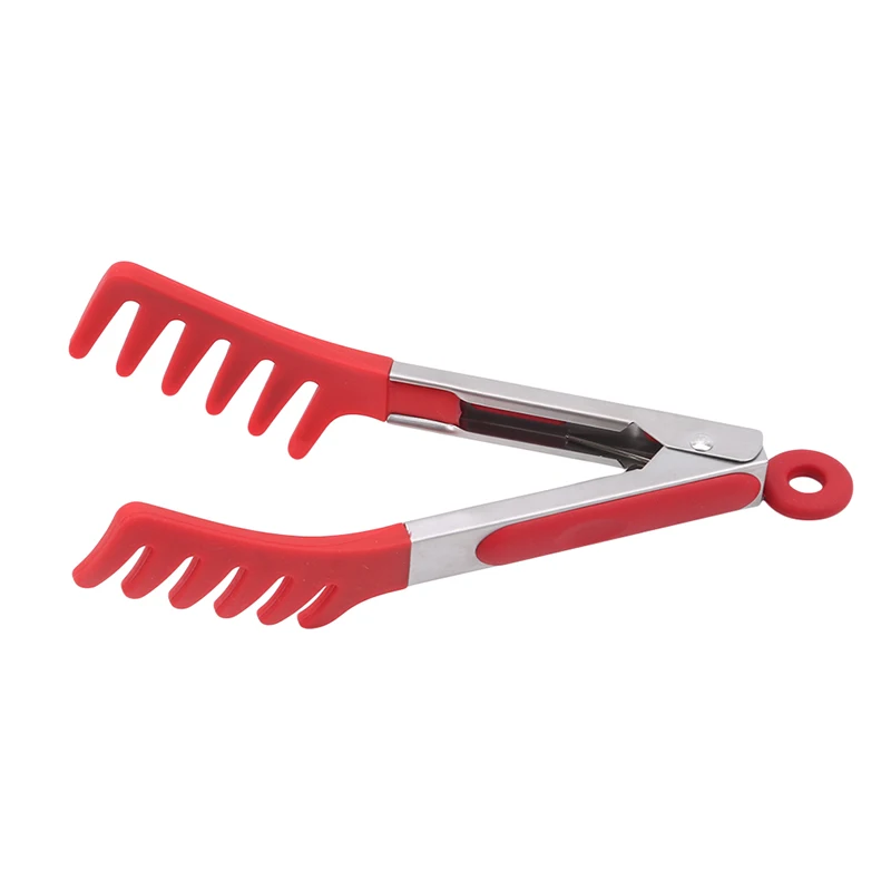 9 дюймов силиконовые нейлоновые щипцы для лапши Паста спагетти пищевые зажимы