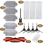 Запчасти для робота-пылесоса Xiaomi STYTJ02YM, основной рулон, боковой брус, воздушный фильтр и тканевые аксессуары для швабры, черный цвет