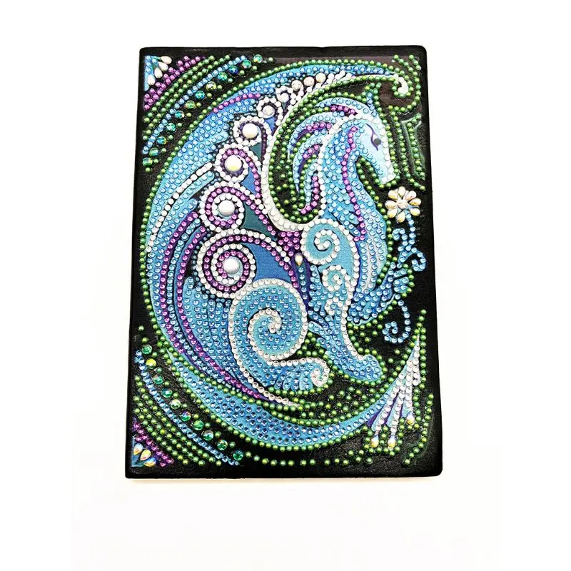 OOTDTY дракон DIY алмазная живопись специальная форма блокнот A5 дневник Книга