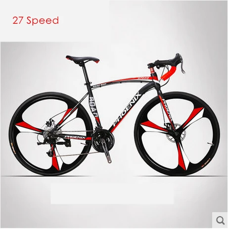 D black red Бренд 700CC 18/21/27 скоростей углеродистая сталь 52 см рамки изогнутая ручка Дорожный велосипед Открытый bicicleta велосипедные гоночный велосипед - Цвет: D black red