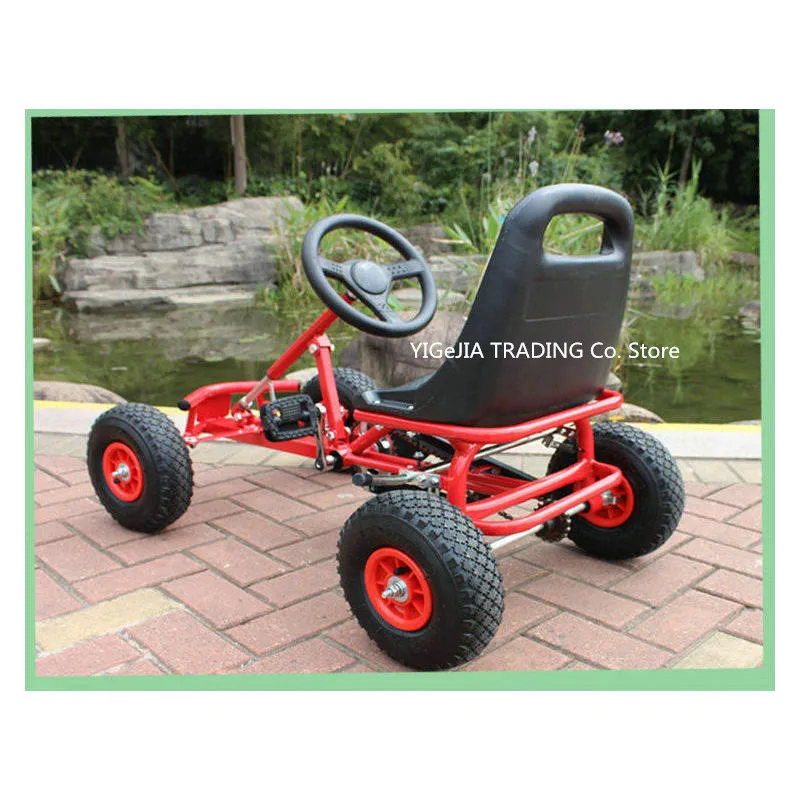 Детская педаль Go Kart езда на резиновых колесах спортивная гоночная игрушка Трайк