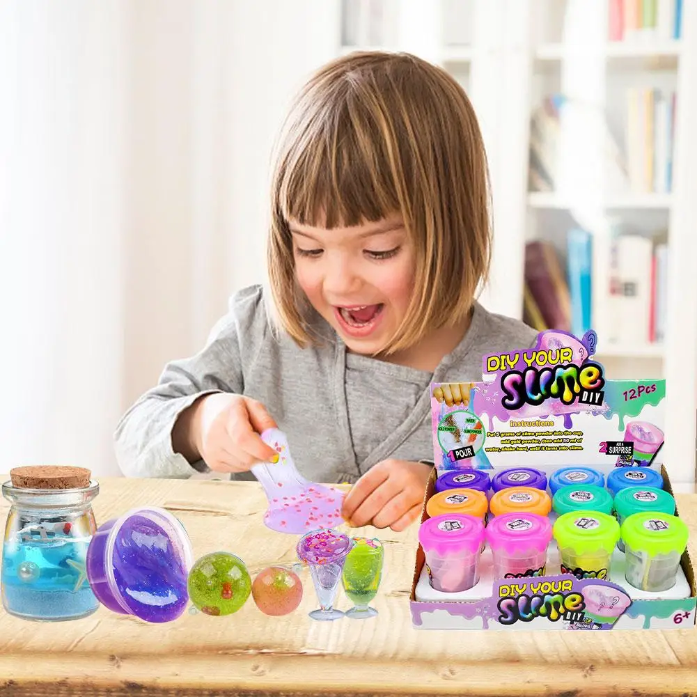 Slime Diy Canned Shake Rock Powder Mud Educational Toys Children Plasticine Random Colors | Игрушки и хобби