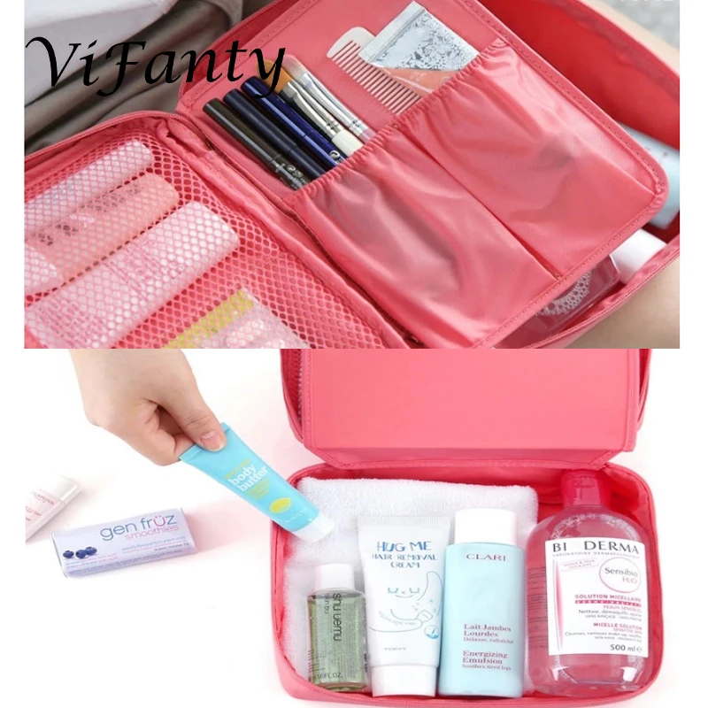 Сумка для туалетных принадлежностей дорожная многофункциональная косметичка