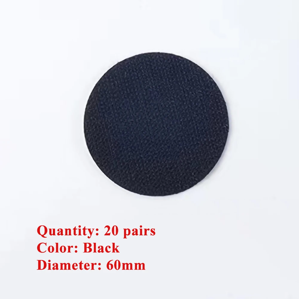 

5-50Pairs/Lot 60mm Strong Self Adhesive Fastener Dots Stickers Velcros Adhesive Tape For Carpet Anti Slip Mat Bed Sheet Sofa Mat