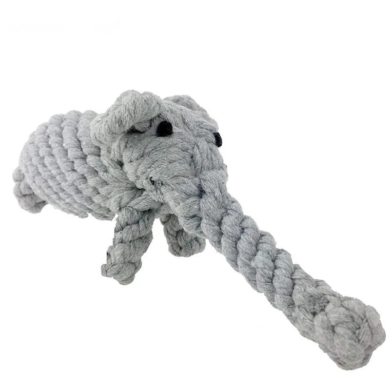 

Pet Dog Toy Animal Type Cotton Rope Outdoor Training Interactive Toy Molar Bite Resistant Light And Easy To Carry Pet Supplies