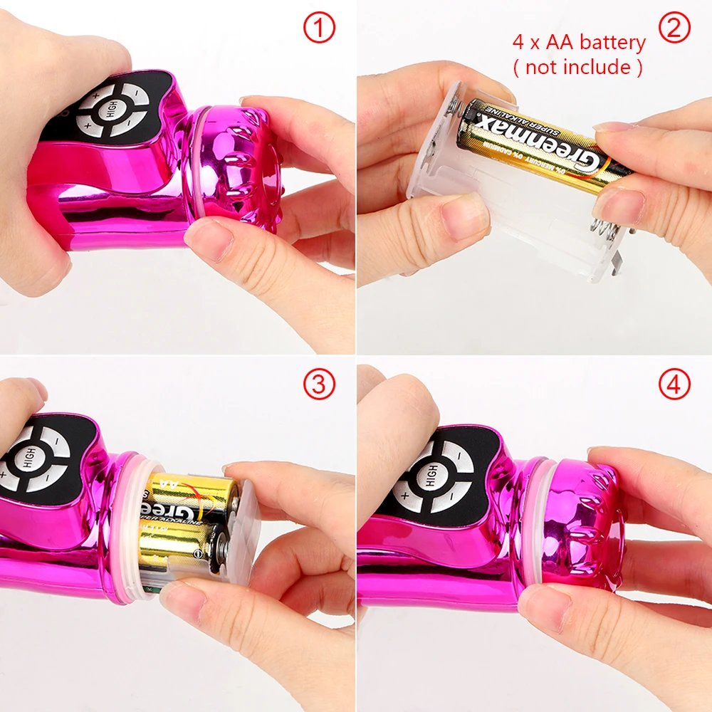 Большой фаллоимитатор OLO Rabbit вибратор с поворотом на 360 градусов секс игрушки для