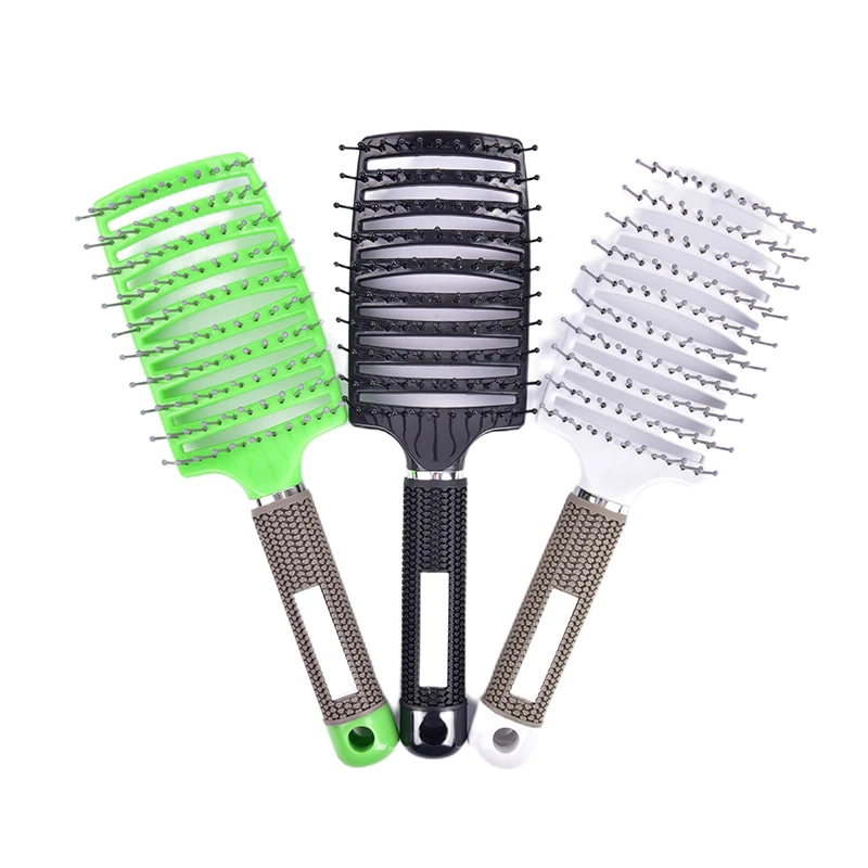 

1PC Hair Scalp Massage Comb Bristle Nylon Hairbrush Hairdressing Styling Tools