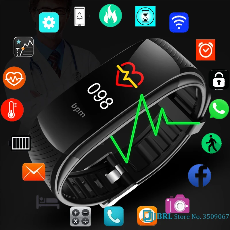 

Новые умные часы для мужчин и женщин, умные часы с пульсометром для Android и IOS, водонепроницаемые спортивные Смарт-часы с фитнес-трекером