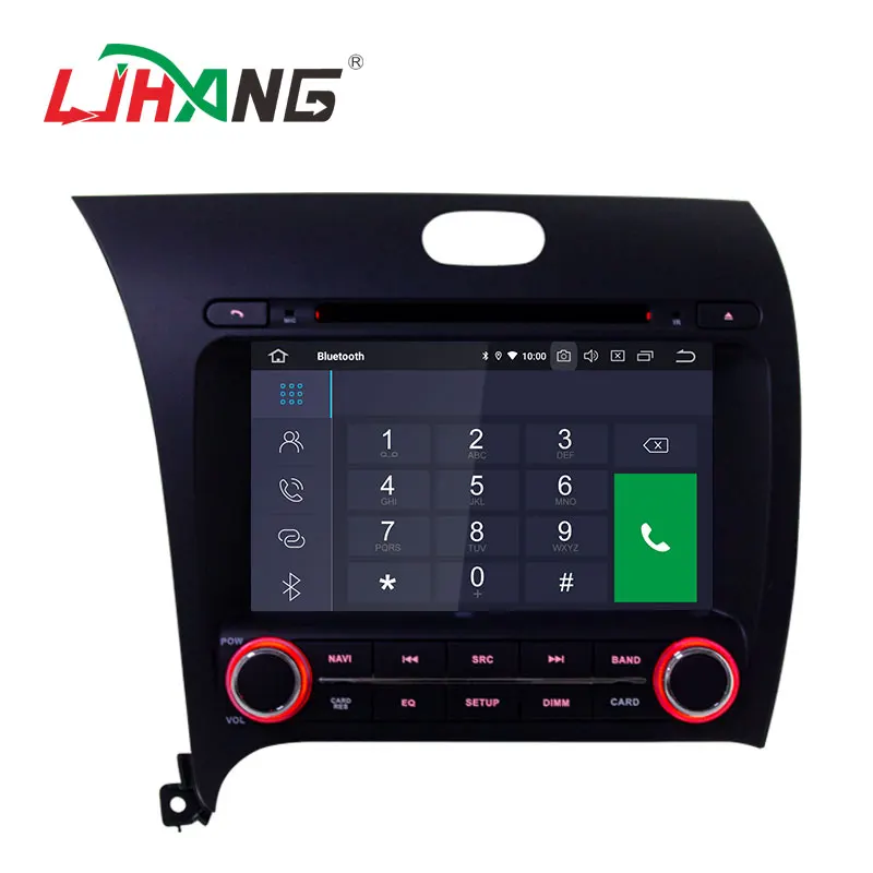 Автомобильный DVD плеер LJHANG 8 дюймов Android 10 для Kia CERATO K3 FORTE 2013 2014 2015 2016 Wi Fi