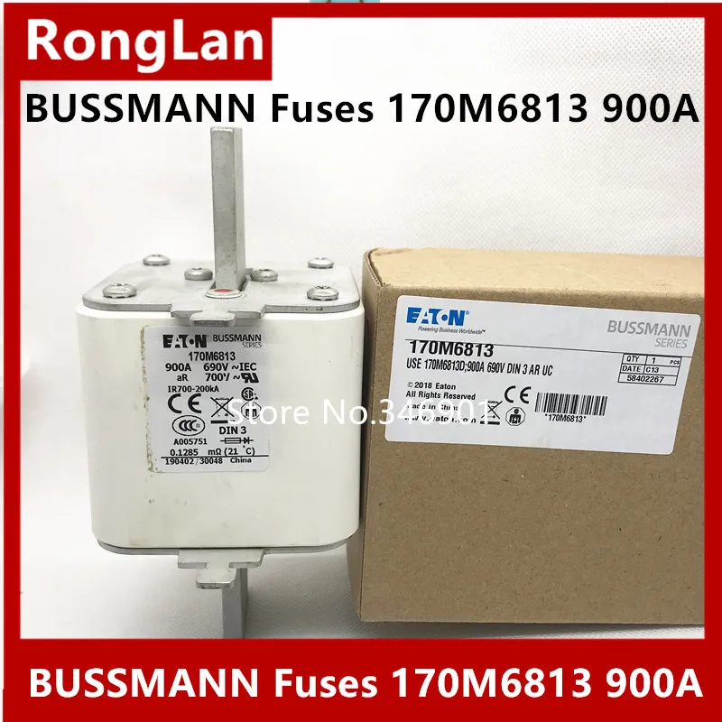 [SA] Соединенные Штаты BUSSMANN предохранители 170M6813 170M6813D 900A 690V 700V Предохранитель|bussmann