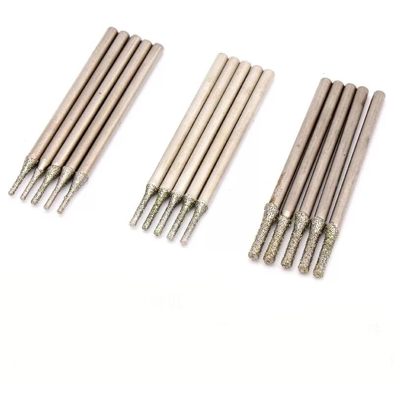 100 шт. 1mm алмазное резак для сверления отверстий Твердые биты иглы драгоценные