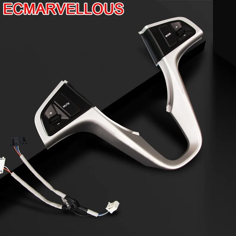 Авто Рулевое колесо аудио кнопка динамика автомобильный Хром Стайлинг