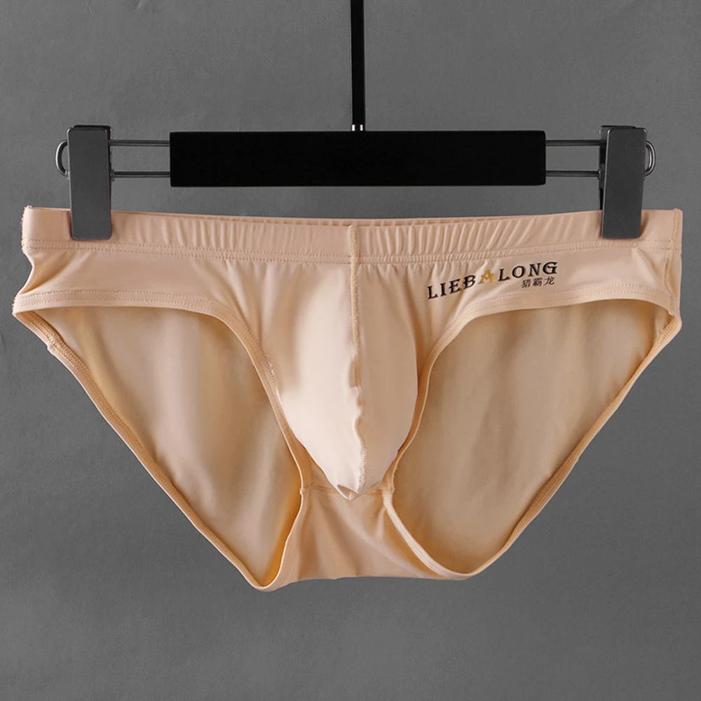 

Men's Sexy Low Rise Briefs Seamless Bulge Briefs Bulge Big Penis Pouch Men Briefs Enhance Pouch Stretchy Underwear Underpants