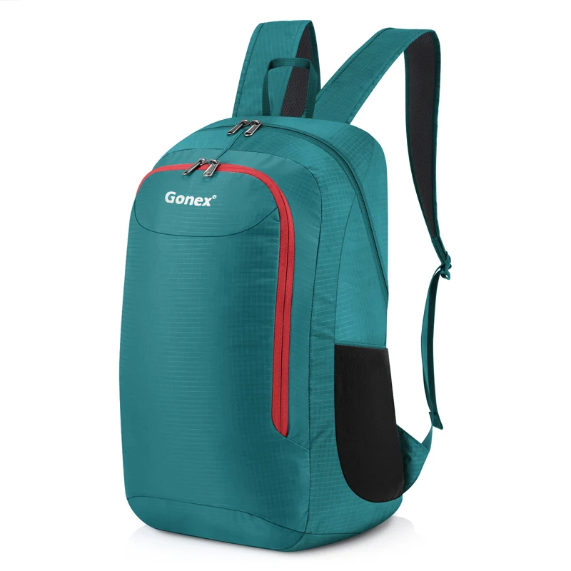 Green Gonex 28L сверхлегкий рюкзак удобный, упакованный Легкий Рюкзак Для Путешествий, Походов, альпинизма, мужской, женский, студенческий, повседневный рюкзак - Цвет: Green