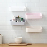 multi functional storage box frame free punch wall mounted drain shelves bathroom shampoo basket kitchen organizer accessories