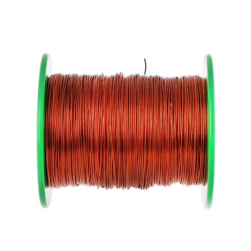 

100m High Temperature Polyester Imide Enameled Copper Wire 0.51mm QZY-2/180 Magnetic Coil Winding New 2019