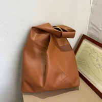 simple unique women handbags top handle large capacity side shoulder bags 2021 new handbag splicing casual womens bag purses